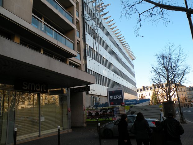  bd du Montparnasse, nouvel Hôpital en cours de construction